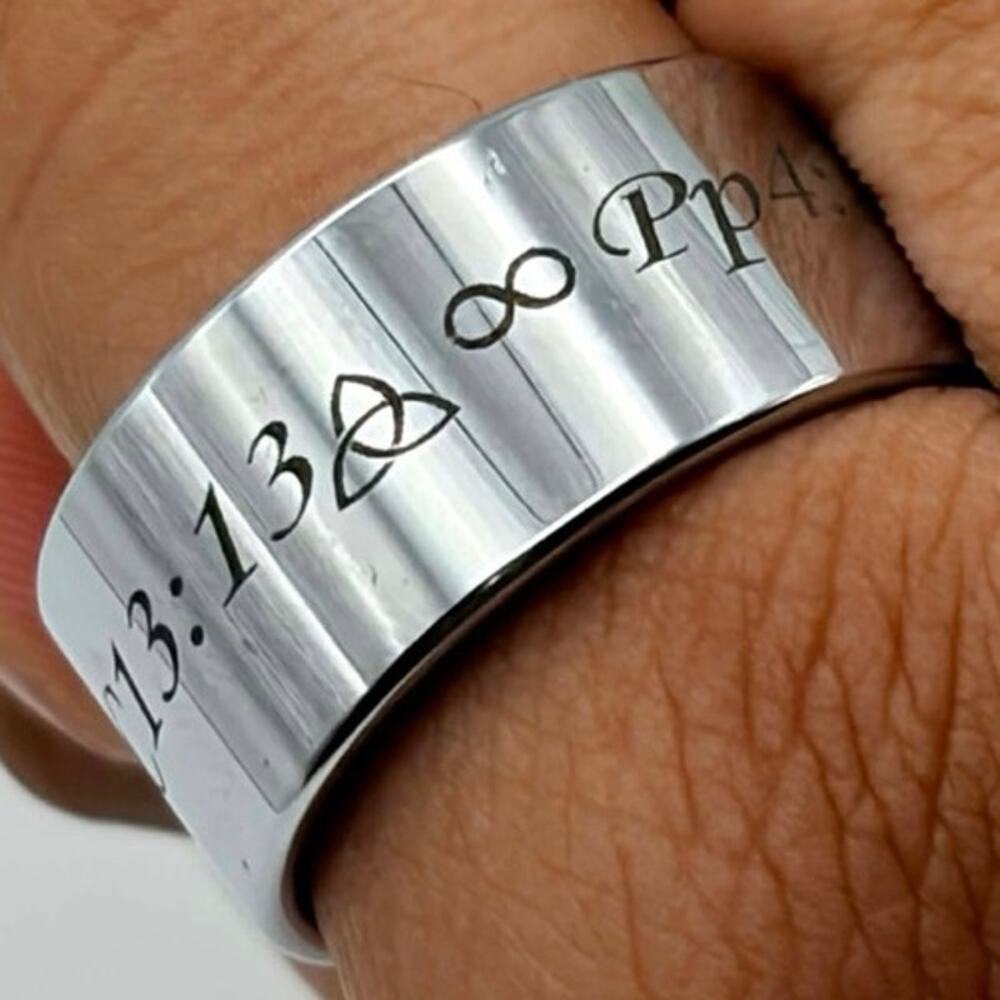 Silver Infinity Men’s Ring